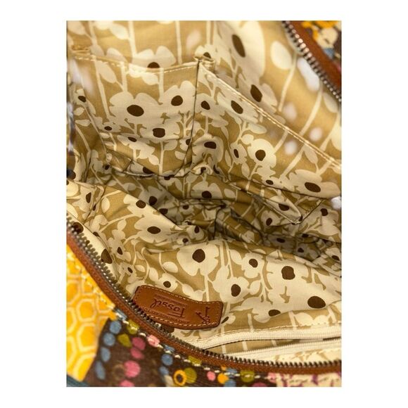 Fossil 2000's Y2K Slouchy Crossbody Bag
11.5" W, 11" H, 4.5" D patchwork - Picture 5 of 12